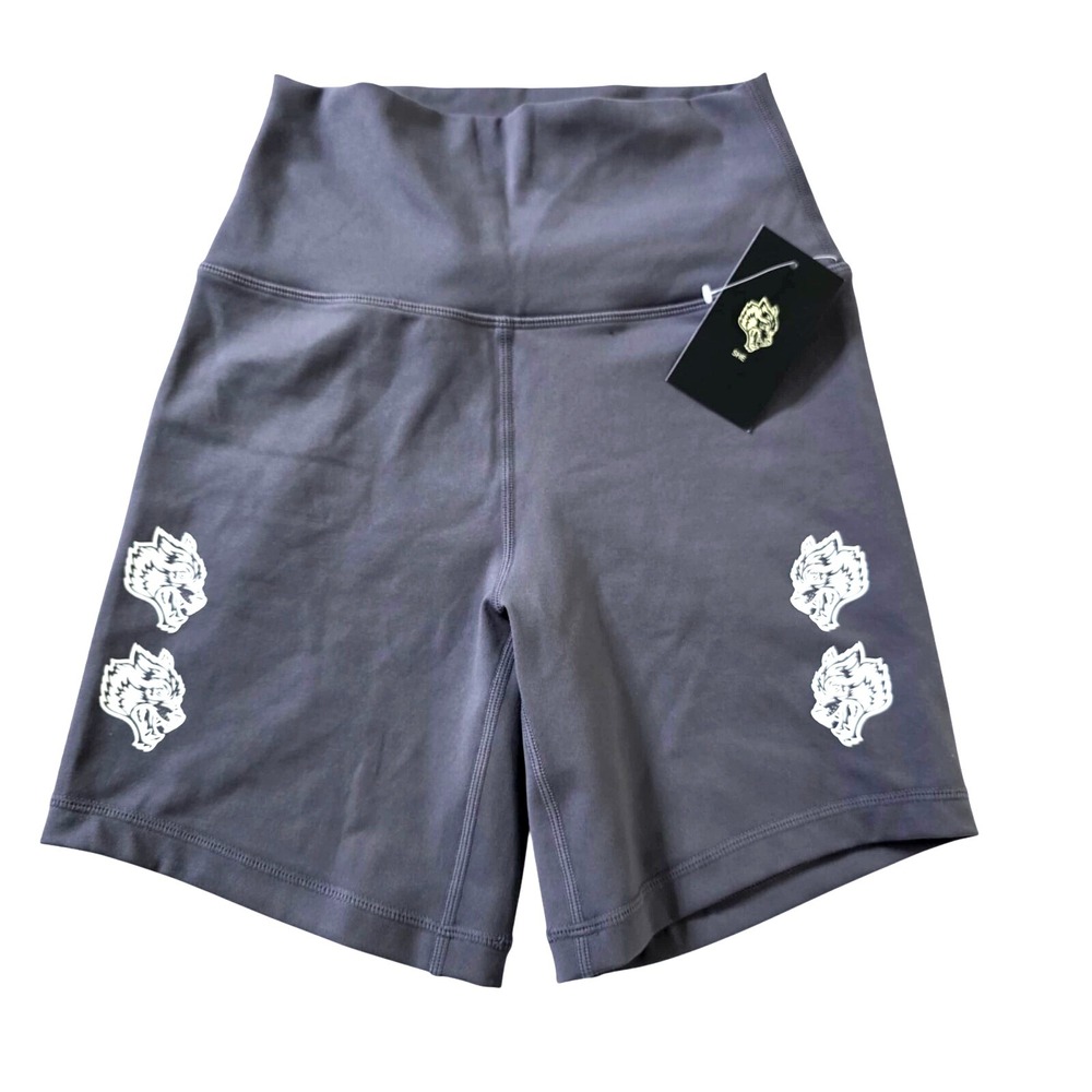 Darc Sport SHE Quad WolfTraining Shorts Womens XS Gray High Waisted Stretch